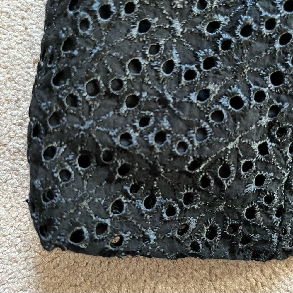 Express Design Studio Eyelet Button Front Cap Sle… - image 7